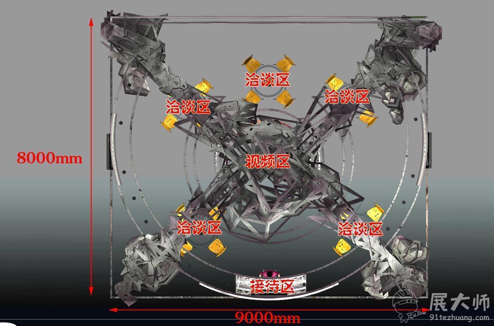 俯视图1