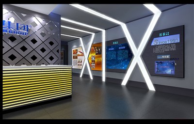 240平米展厅设计制作：前卫/灰色，产品类展厅-广铝集团企业展厅（免费使用）