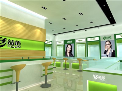 94平米展厅设计制作：前卫/绿色，产品类展厅-北京迅易时代展厅（免费使用）
